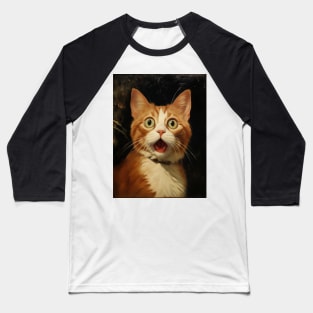 Shocked Cat IV Baseball T-Shirt